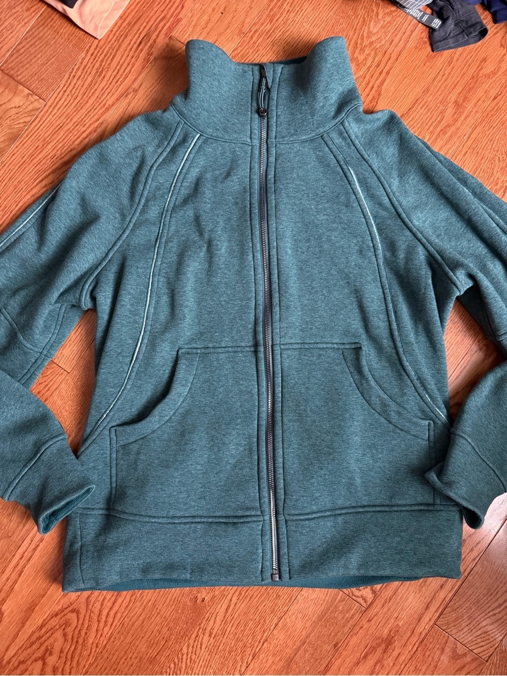 lululemon athletica Teal Full-Zip Jacket